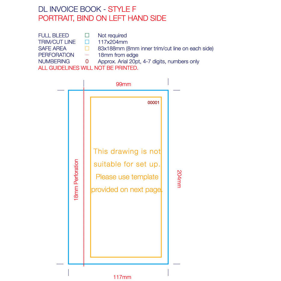 Invoice / Docket Books - A6/DL size