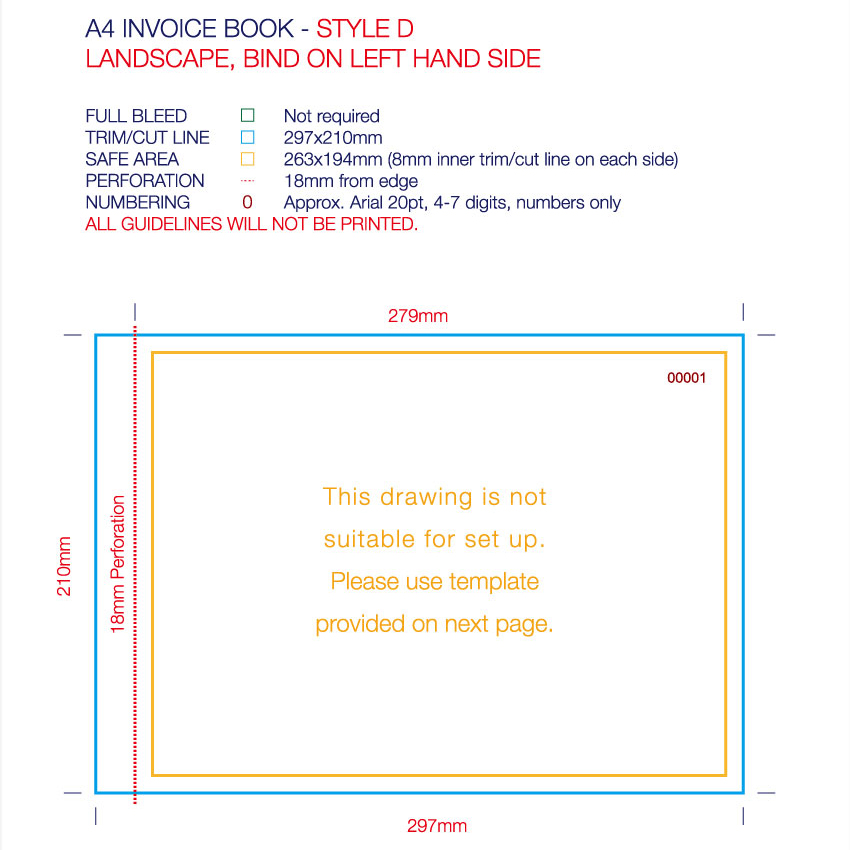 Invoice / Docket Books - A4 size