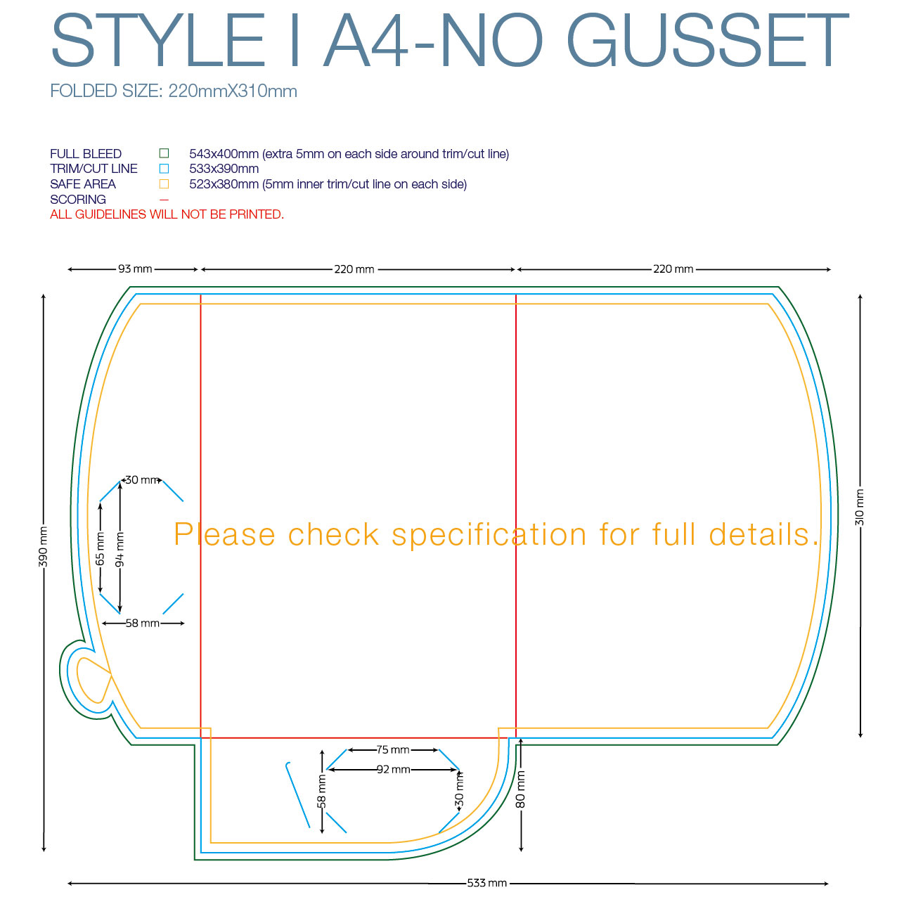 Presentation Folders - A4 Standard