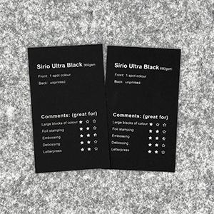 Sirio Ultra Black - 680gsm