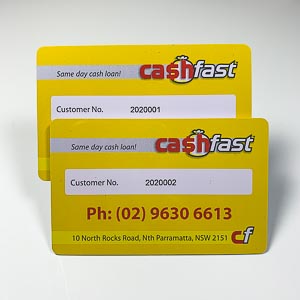 Plastic Cards -0.76mm Matte Finish